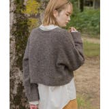 ふんわり・ブークレ ショートニットプルオーバー | ad thie | 詳細画像52 