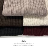 畦編み・サイドスリット Vネックニットプルオーバー | ad thie | 詳細画像19 
