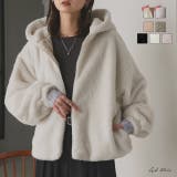 フード付きファーブルゾン | ad thie | 詳細画像1 