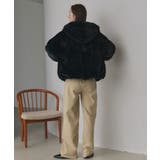 フード付きファーブルゾン | ad thie | 詳細画像16 