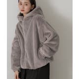 フード付きファーブルゾン | ad thie | 詳細画像57 