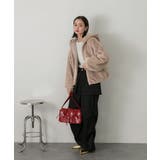 フード付きファーブルゾン | ad thie | 詳細画像58 