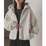 フード付きファーブルゾン | ad thie | 詳細画像6 