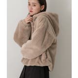 フード付きファーブルゾン | ad thie | 詳細画像61 