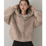 フード付きファーブルゾン | ad thie | 詳細画像63 