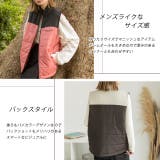バイカラー ライトダウンベスト | ad thie | 詳細画像14 