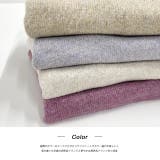 クルーネック  ショート メランジニット | ad thie | 詳細画像18 