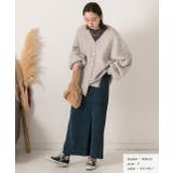 オーバーシルエット ふんわりシャギーニットカーデ | ad thie | 詳細画像11 