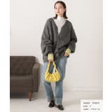 オーバーシルエット ふんわりシャギーニットカーデ | ad thie | 詳細画像16 