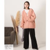 オーバーシルエット ふんわりシャギーニットカーデ | ad thie | 詳細画像2 