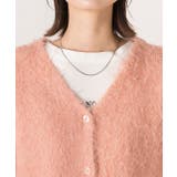 オーバーシルエット ふんわりシャギーニットカーデ | ad thie | 詳細画像7 