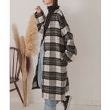 シャギーノーカラーコート | ad thie | 詳細画像11 