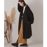 シャギーノーカラーコート | ad thie | 詳細画像15 