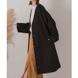 シャギーノーカラーコート | ad thie | 詳細画像17 