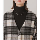 シャギーノーカラーコート | ad thie | 詳細画像20 