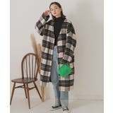 シャギーノーカラーコート | ad thie | 詳細画像4 