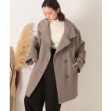 シャギースタンドカラーコート | ad thie | 詳細画像11 