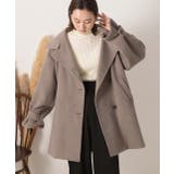 シャギースタンドカラーコート | ad thie | 詳細画像12 