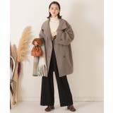 シャギースタンドカラーコート | ad thie | 詳細画像13 