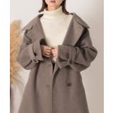 シャギースタンドカラーコート | ad thie | 詳細画像15 