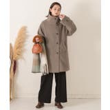 シャギースタンドカラーコート | ad thie | 詳細画像18 