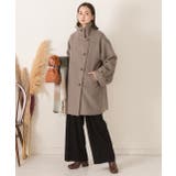 シャギースタンドカラーコート | ad thie | 詳細画像19 