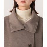 シャギースタンドカラーコート | ad thie | 詳細画像22 