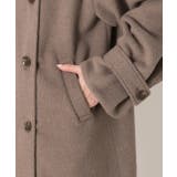 シャギースタンドカラーコート | ad thie | 詳細画像25 