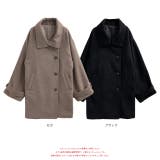 シャギースタンドカラーコート | ad thie | 詳細画像31 