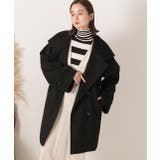 シャギースタンドカラーコート | ad thie | 詳細画像4 