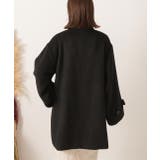 シャギースタンドカラーコート | ad thie | 詳細画像5 