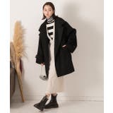 シャギースタンドカラーコート | ad thie | 詳細画像6 