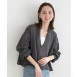 切りっぱなし Vネックプルオーバー | ad thie | 詳細画像41