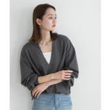切りっぱなし Vネックプルオーバー | ad thie | 詳細画像44