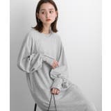 ボタンデザイン ボリュームスリーブワンピース | ad thie | 詳細画像11 