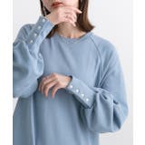 ボタンデザイン ボリュームスリーブワンピース | ad thie | 詳細画像17 