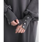 ボタンデザイン ボリュームスリーブワンピース | ad thie | 詳細画像38 