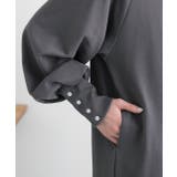 ボタンデザイン ボリュームスリーブワンピース | ad thie | 詳細画像39 