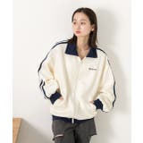 刺繍ロゴ・オーバーサイズ トラックジャケット | ad thie | 詳細画像12