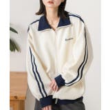 刺繍ロゴ・オーバーサイズ トラックジャケット | ad thie | 詳細画像13