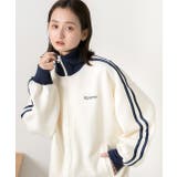 刺繍ロゴ・オーバーサイズ トラックジャケット | ad thie | 詳細画像16