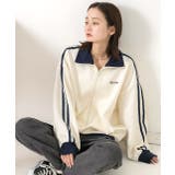 刺繍ロゴ・オーバーサイズ トラックジャケット | ad thie | 詳細画像17