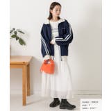 刺繍ロゴ・オーバーサイズ トラックジャケット | ad thie | 詳細画像2