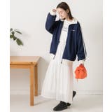 刺繍ロゴ・オーバーサイズ トラックジャケット | ad thie | 詳細画像5