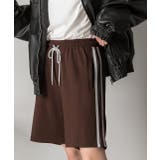 サイドライン スムースショートパンツ | ad thie | 詳細画像37 