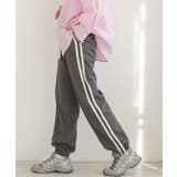 ピンタック サイドラインジョガーパンツ | ad thie | 詳細画像13 