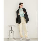 ピンタック サイドラインジョガーパンツ | ad thie | 詳細画像19 