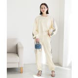 ピンタック サイドラインジョガーパンツ | ad thie | 詳細画像32 