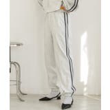 ピンタック サイドラインジョガーパンツ | ad thie | 詳細画像7 