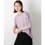 配色ステッチ スムースTシャツ | ad thie | 詳細画像35 